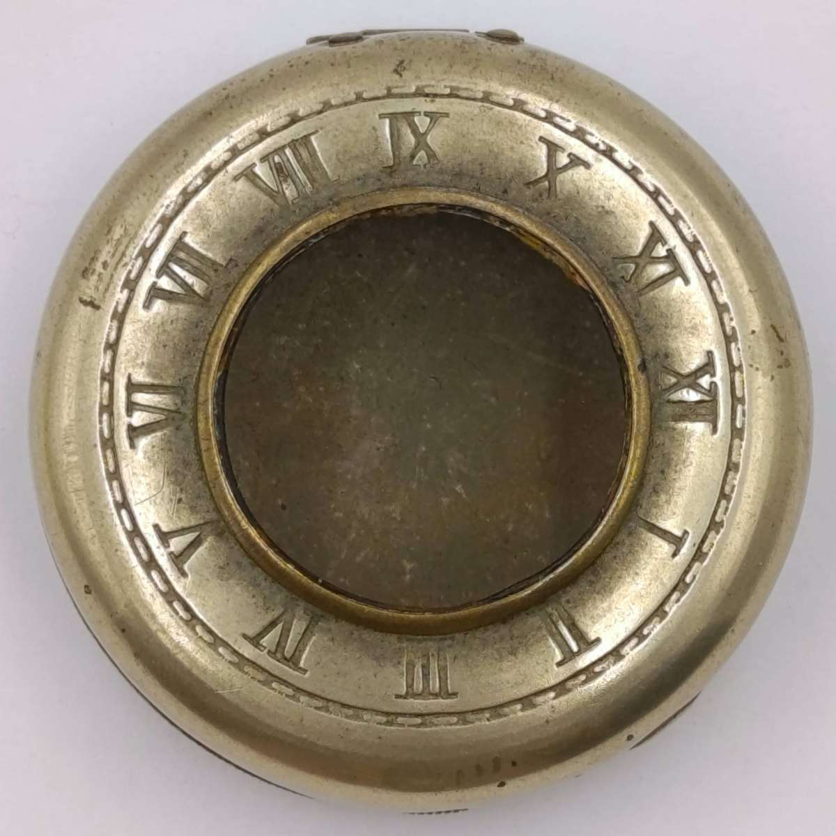 Antique Pocketwatch half hunter protective case