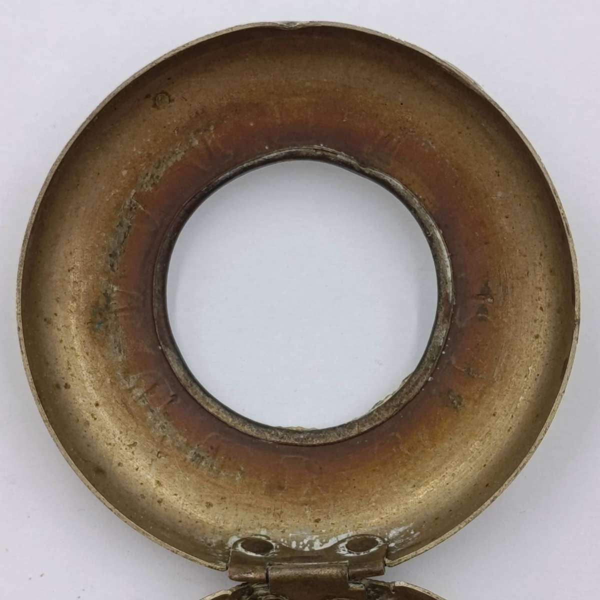 Antique Pocketwatch half hunter protective case