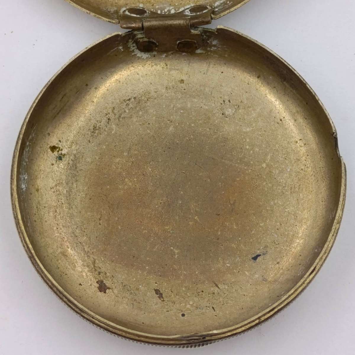 Antique Pocketwatch half hunter protective case