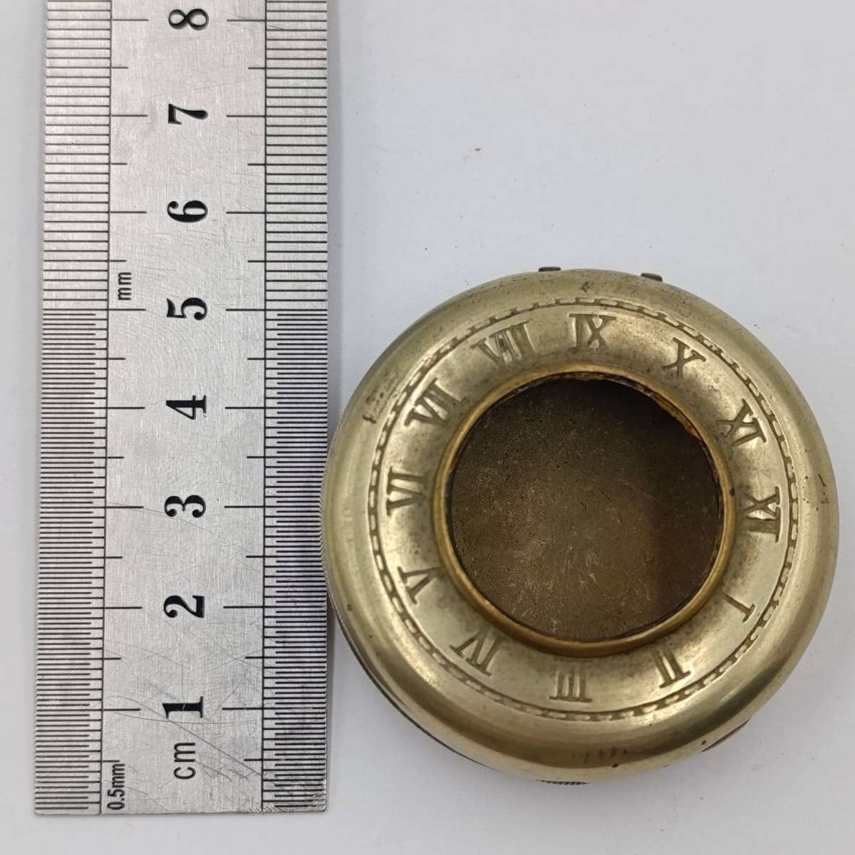 Antique Pocketwatch half hunter protective case