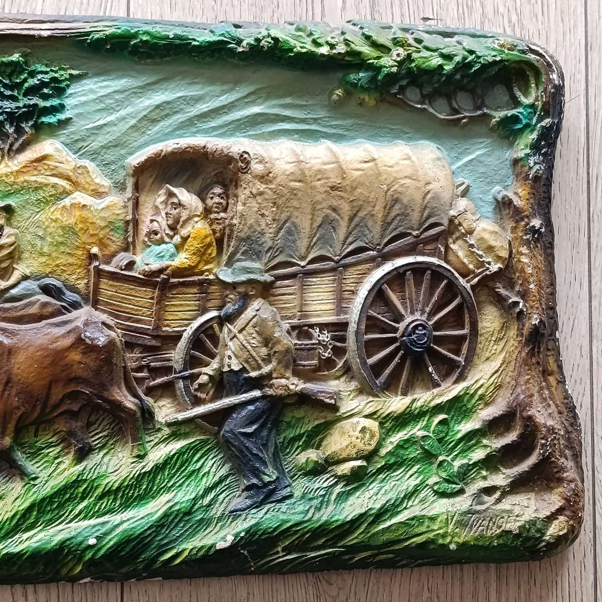 Vintage Voortrekkers plaster wall plaque