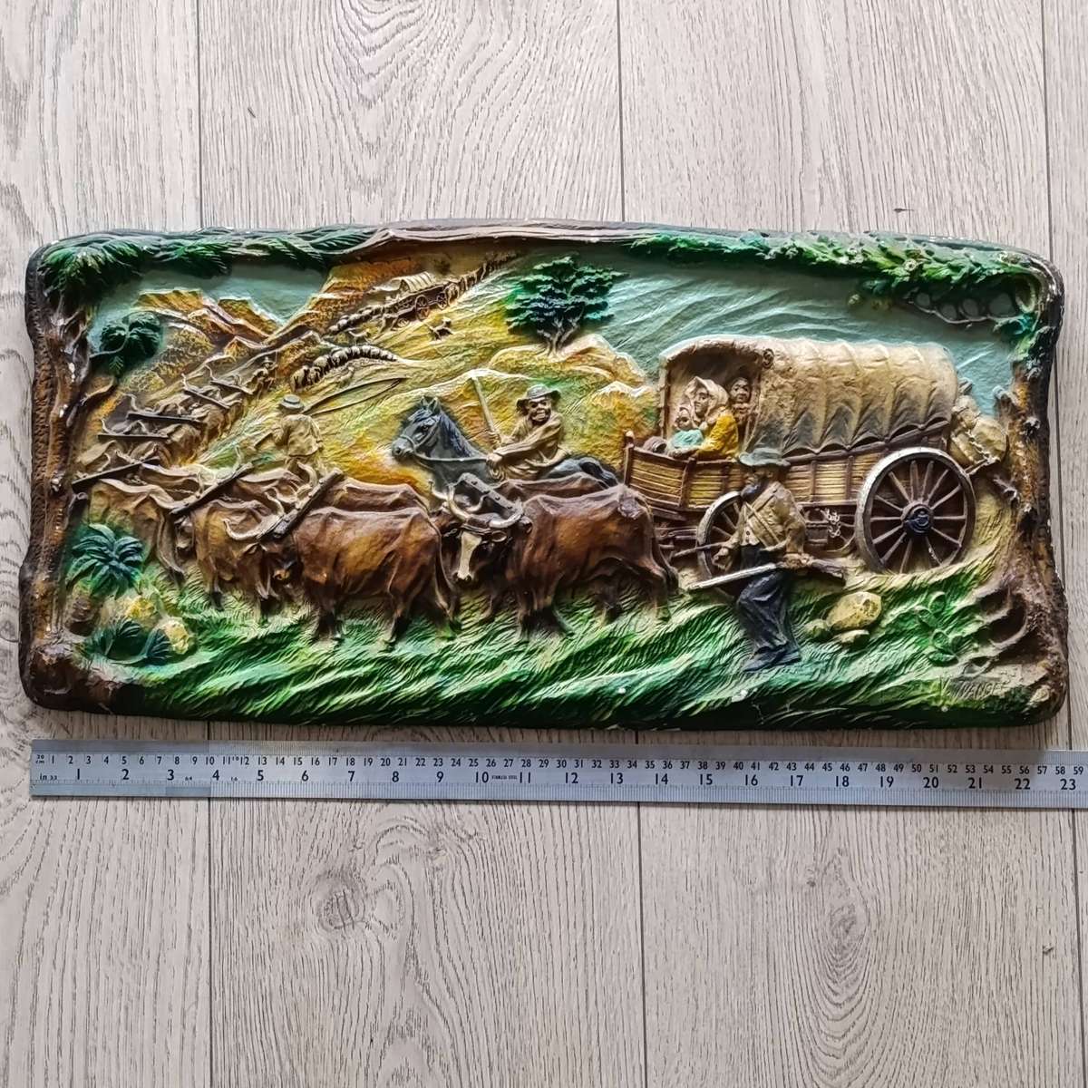 Vintage Voortrekkers plaster wall plaque