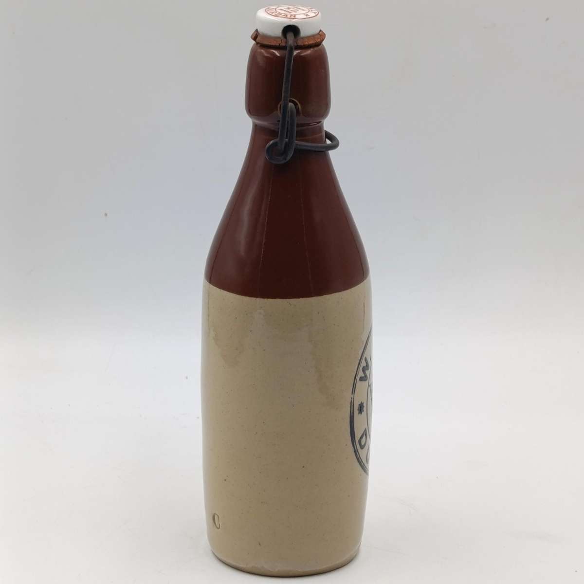 Antique W.Daly Durban trademark stoneware ginger beer bottle
