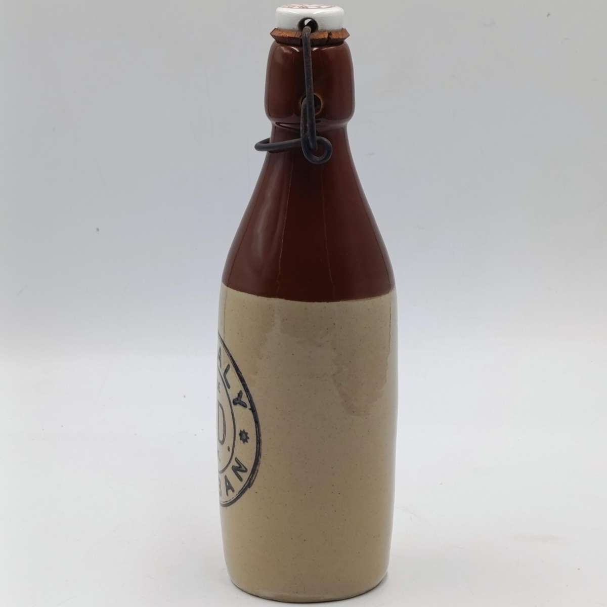 Antique W.Daly Durban trademark stoneware ginger beer bottle