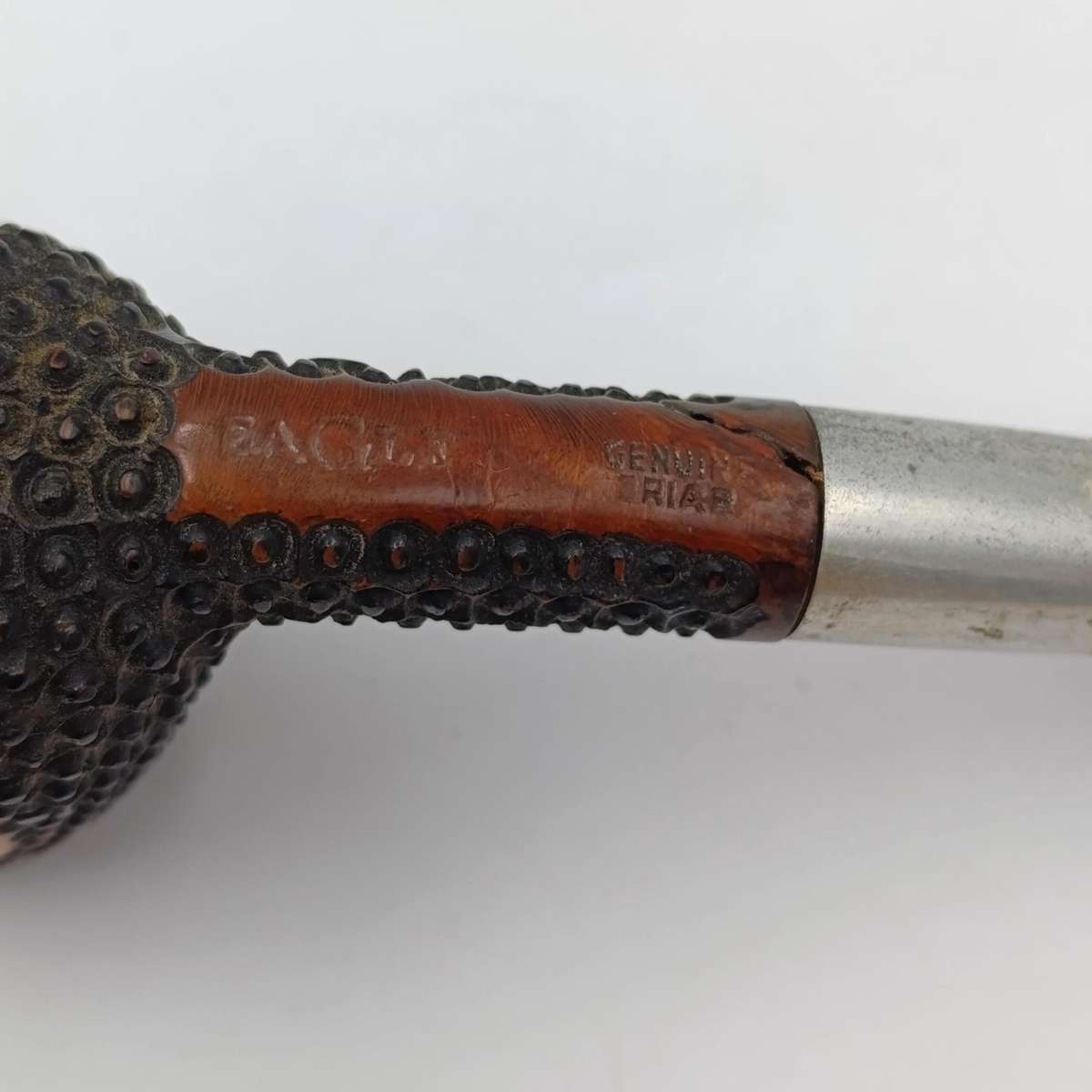 Vintage Eagle genuine briar smoking pipe