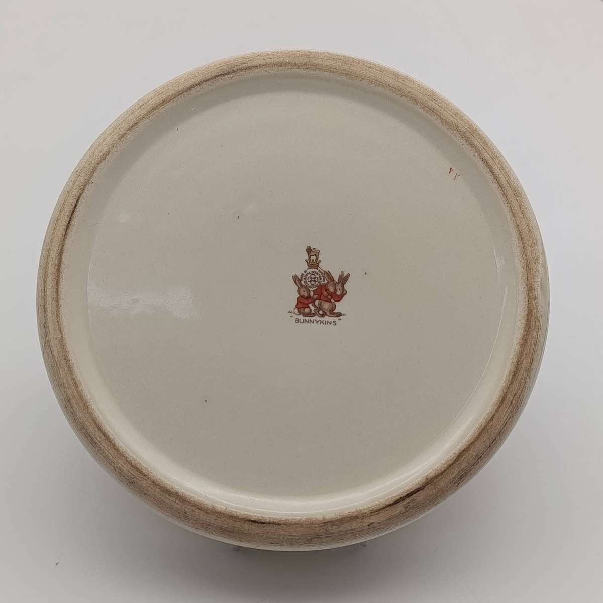 Royal Doulton Bunnykins Xmas menu porridge bowl