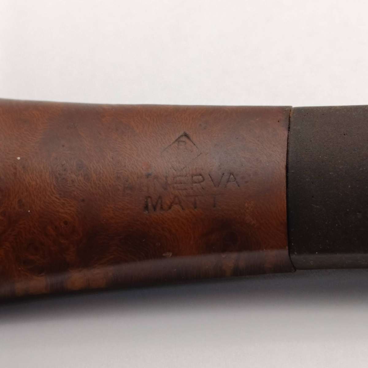 Vintage Minerva Mate wooden smoking pipe