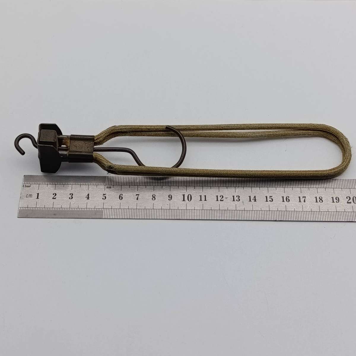 Lot of 3 vintage foldable clothing hangers in pouch
