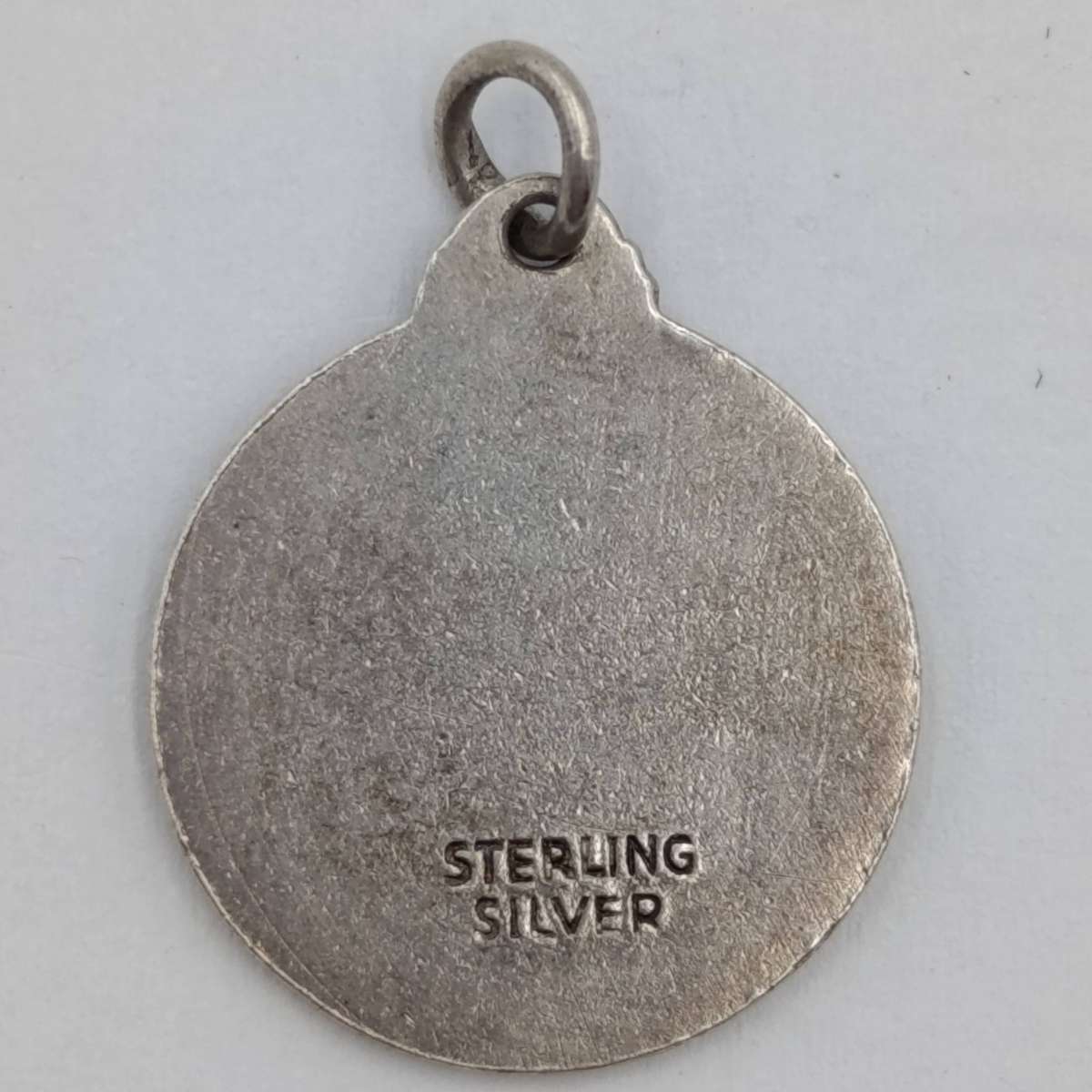 Sterling Silver St. Christopher charm - weighs 2.1g