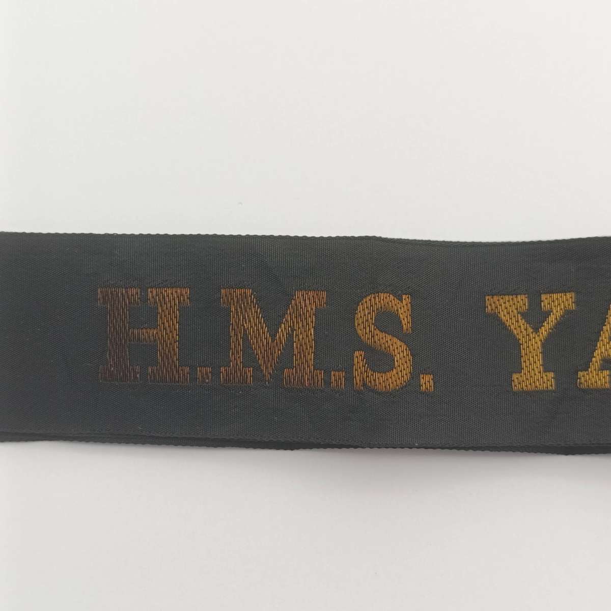 Royal Navy H.M.S Yarmouth Cap tally