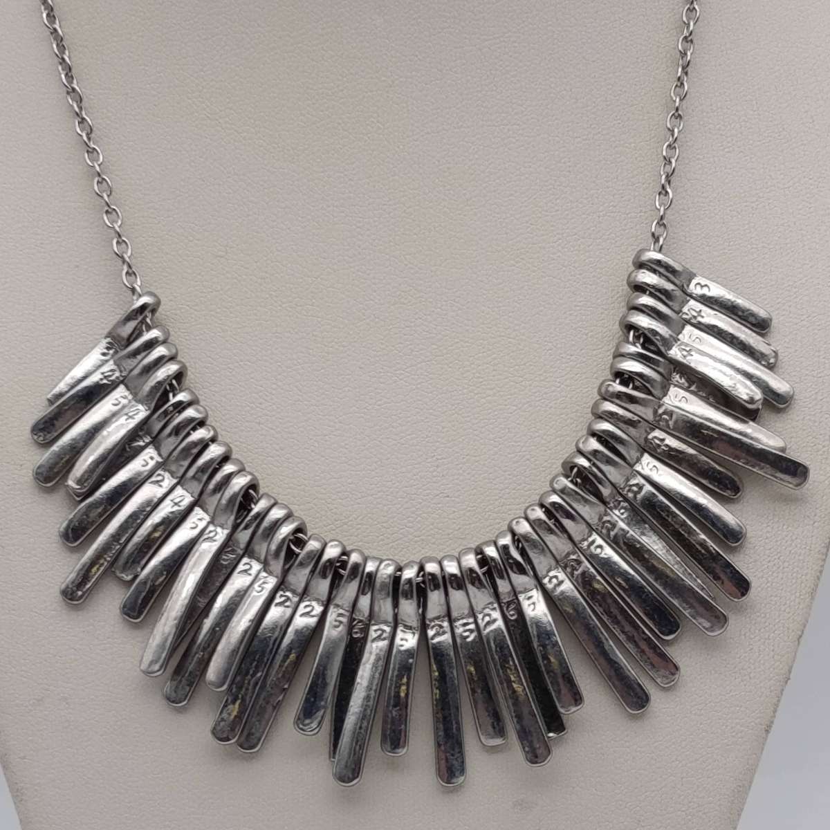 Pewter Twigs necklace 40cm