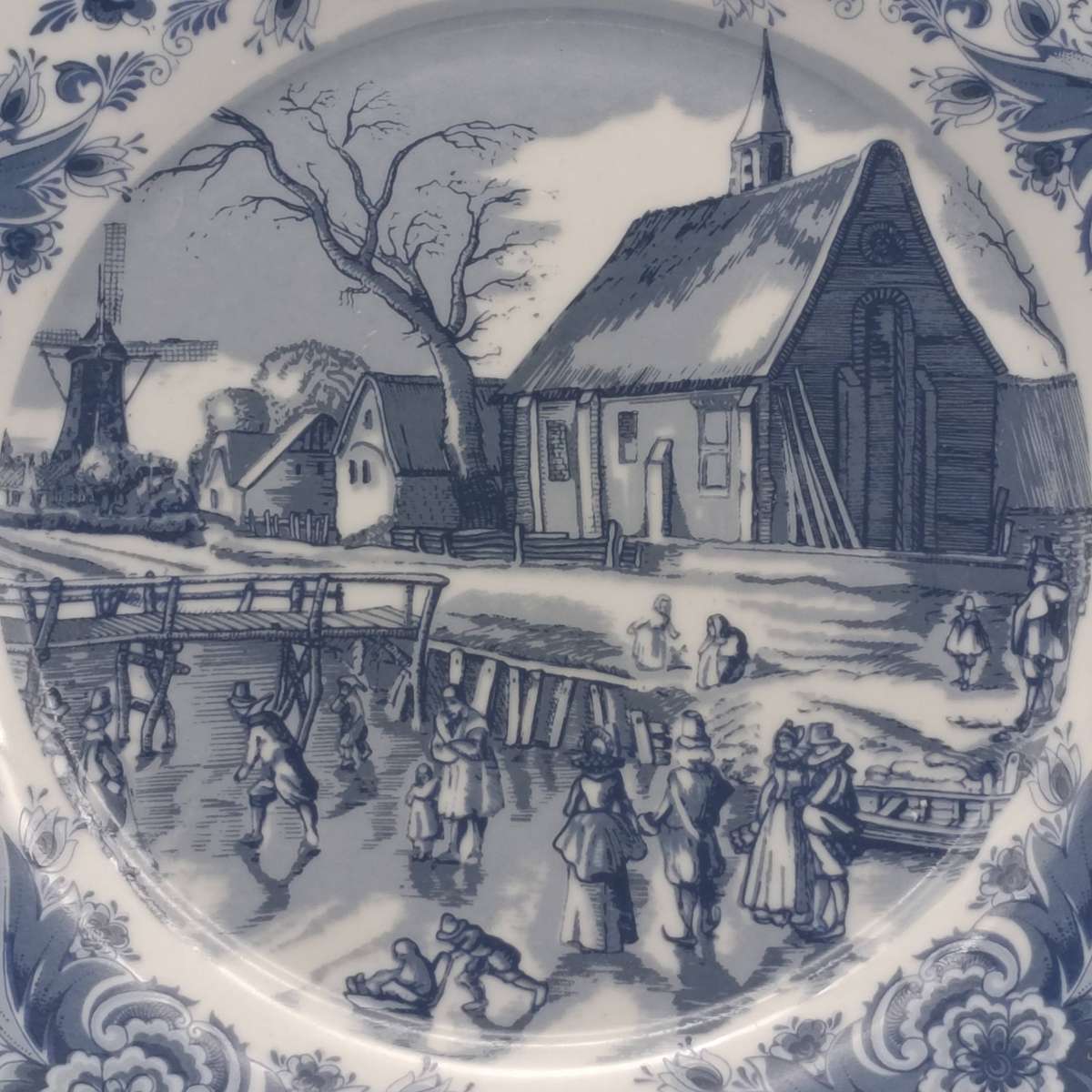 Vintage Wiesenthal Delfts porcelain plate - 16cm