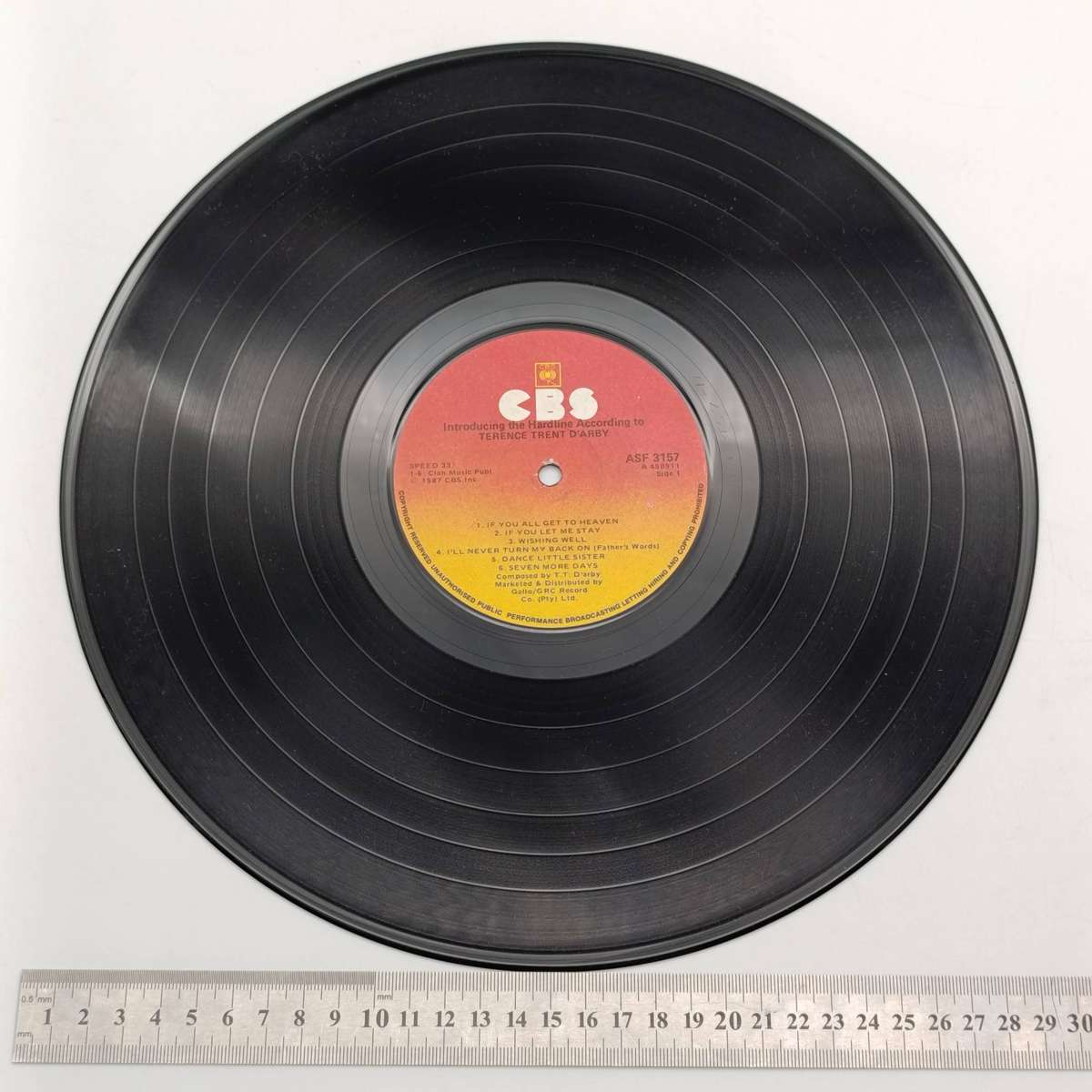 Record  Terence Trent D'ARBY - Introducing The Hardline According to Terence Trent D'ARBY . Released