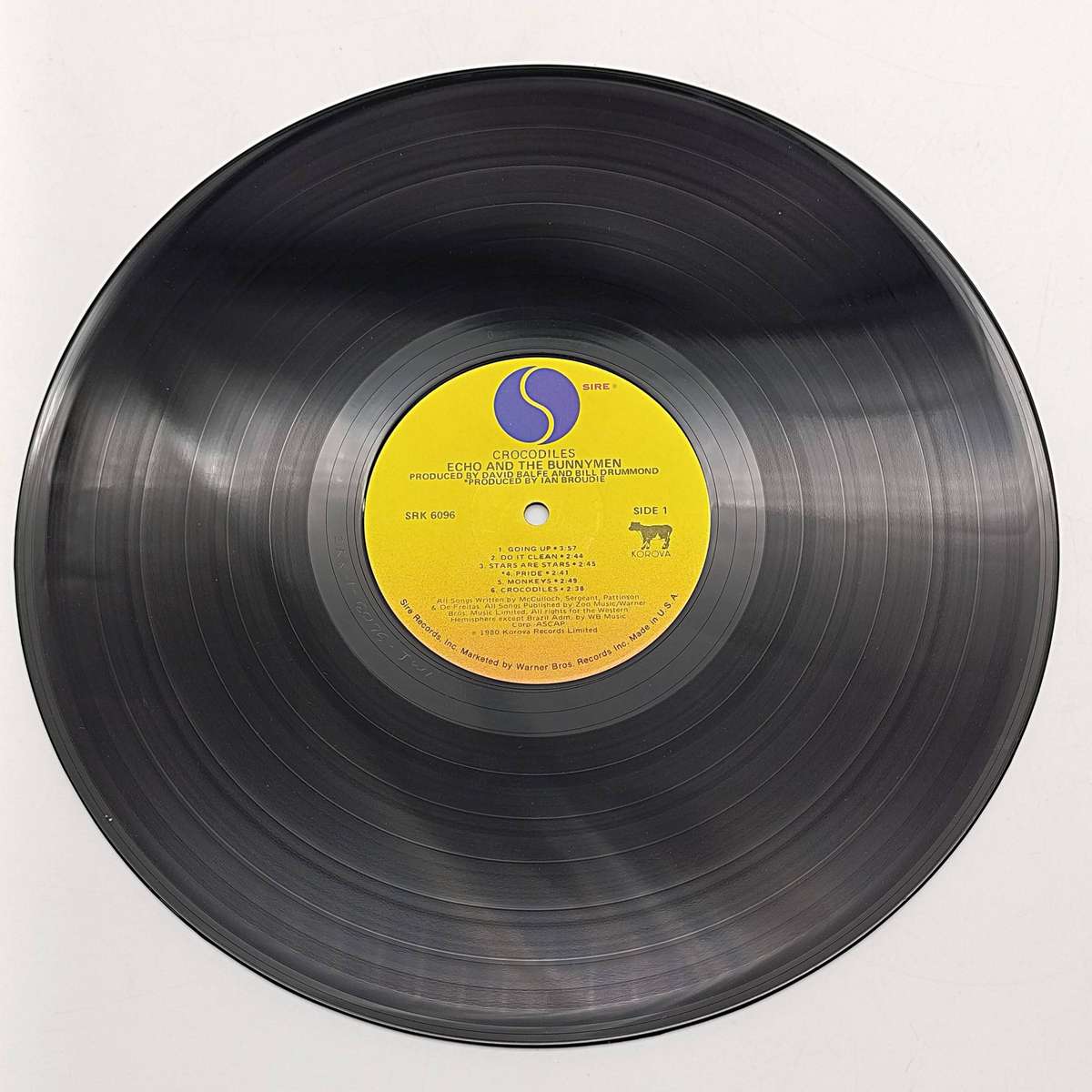 Record Echo And The Bunnymen - Crocodiles  Released 1980 United States  Media - Very Good Plus (VG+)