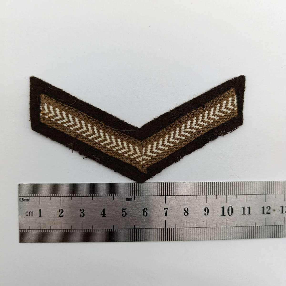 Pair of SADF Corporal and Lance corporal rank stripes