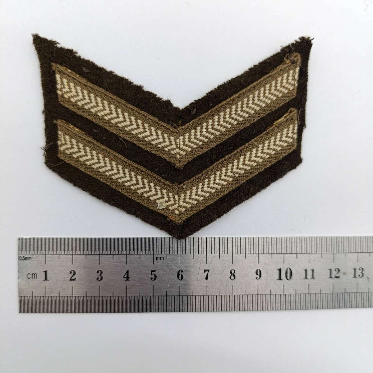 Pair of SADF Corporal and Lance corporal rank stripes
