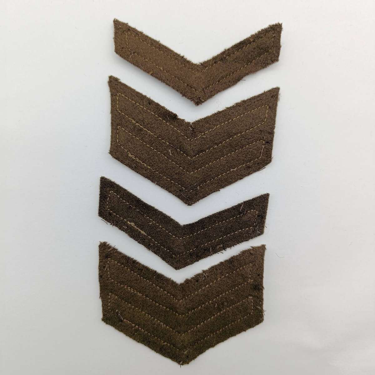 Pair of SADF Corporal and Lance corporal rank stripes