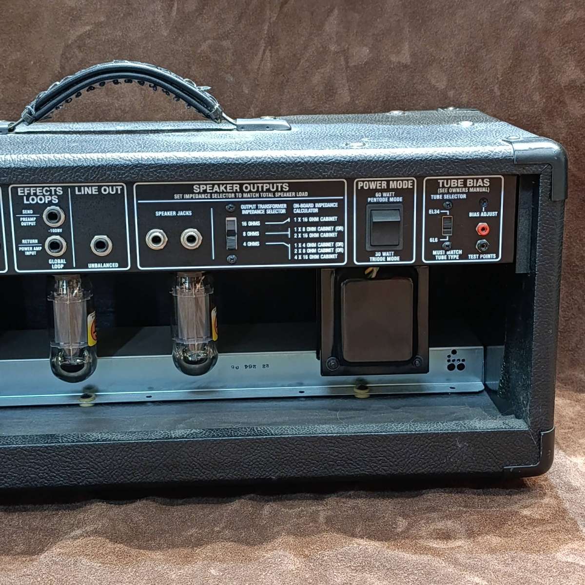 Genz-Benz El Diablo 60 amp head with 4 button foot switch