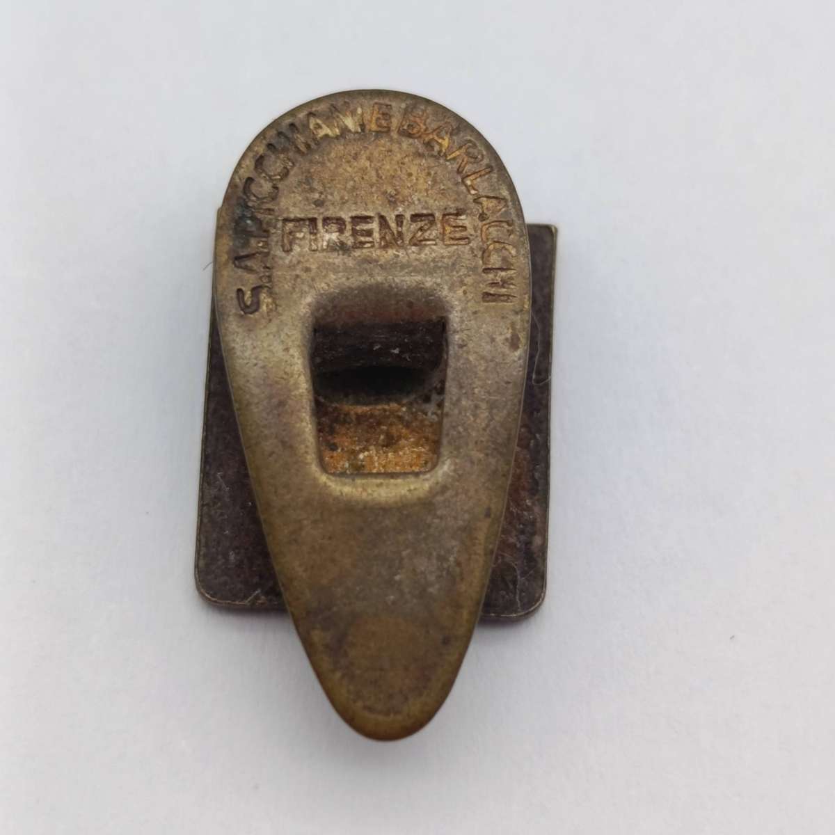 Vintage Piaggo Italian vehicles button badge