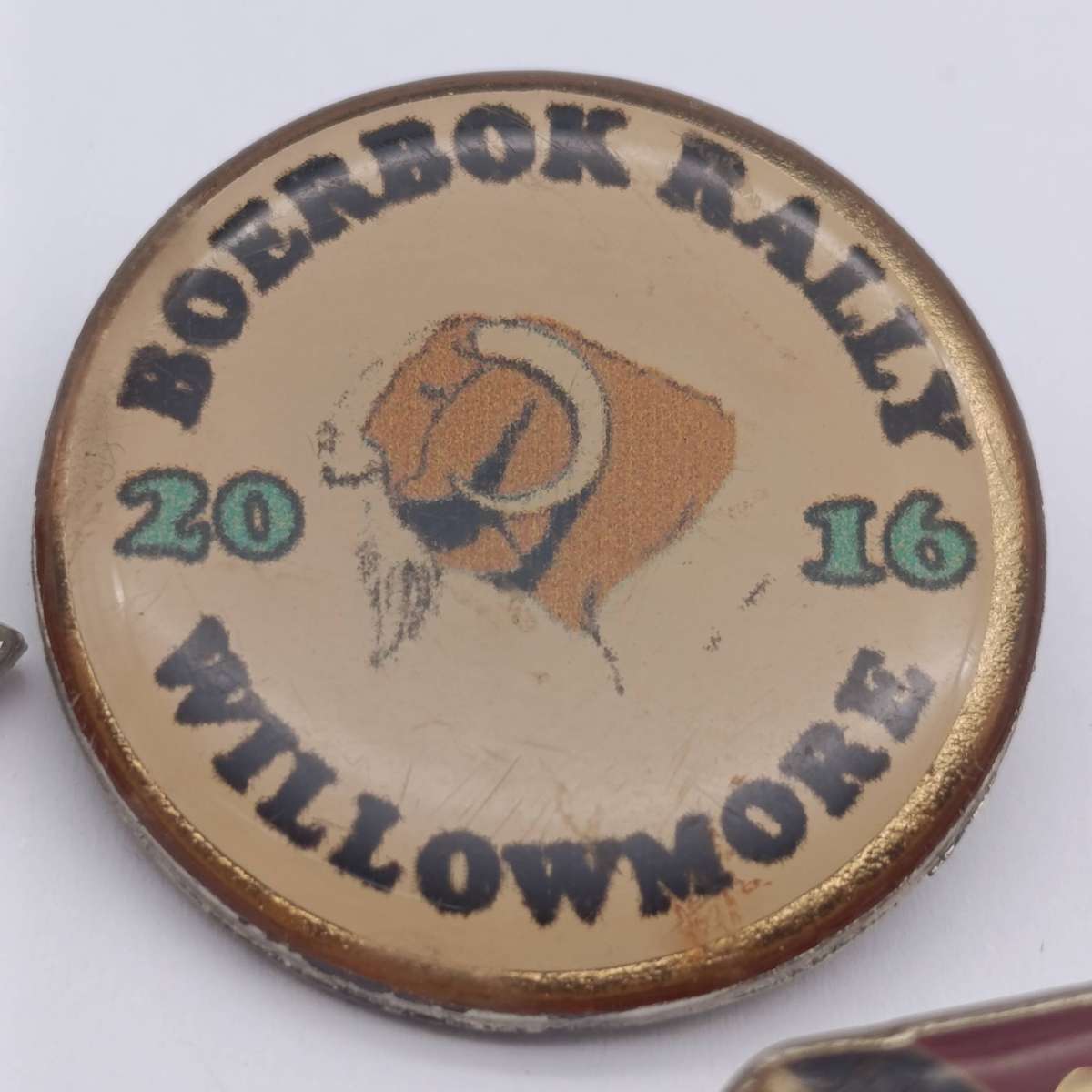Lot of 4 Motorcycle biker rally badges