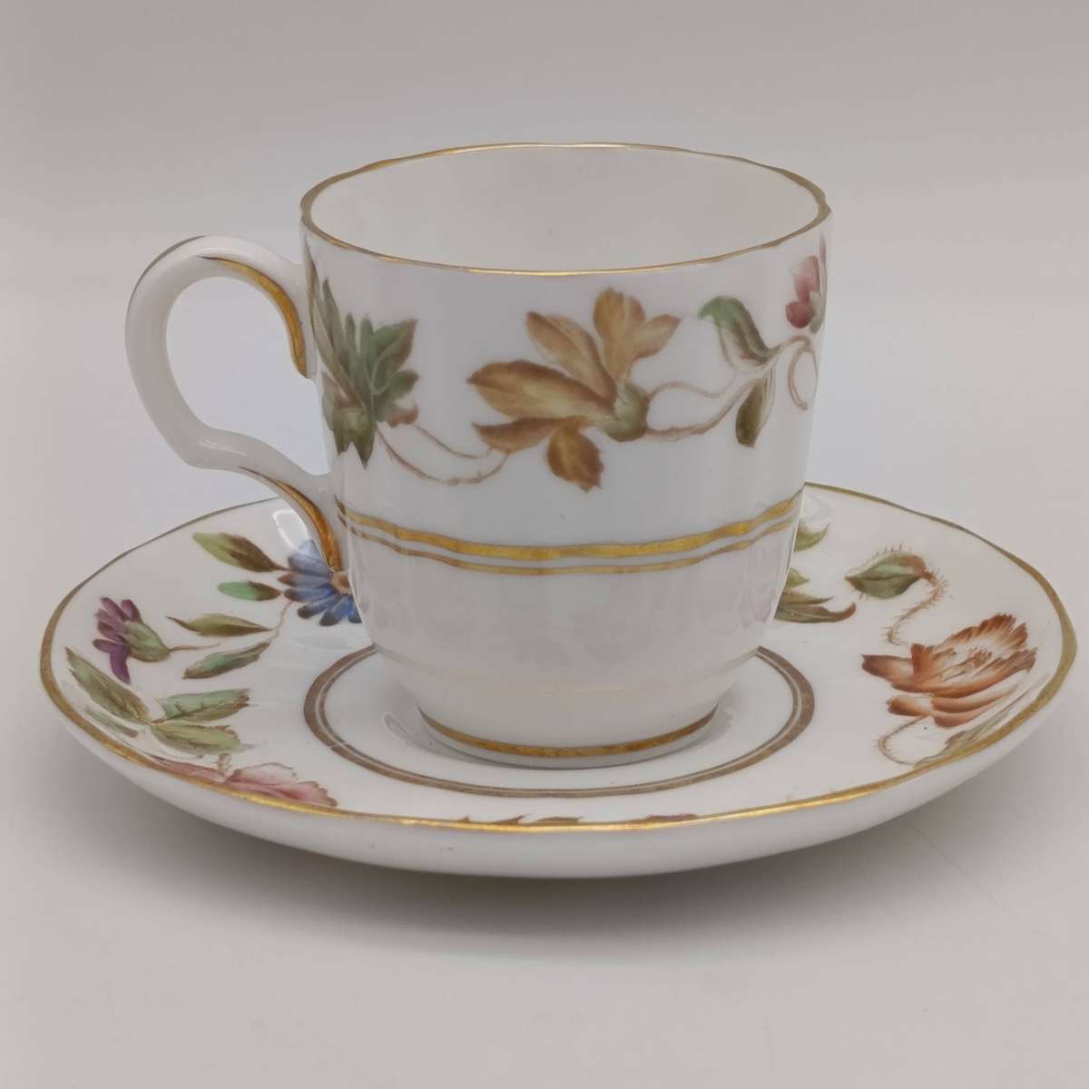 Vintage Royal Worcester Virginia demitasse cup and saucer