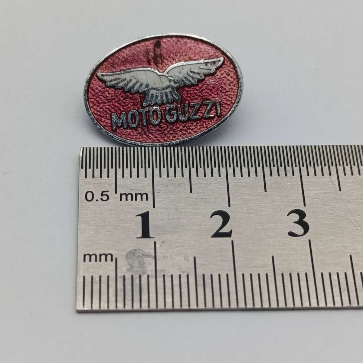 Vintage Moto Guzzi motorcycles pin badge