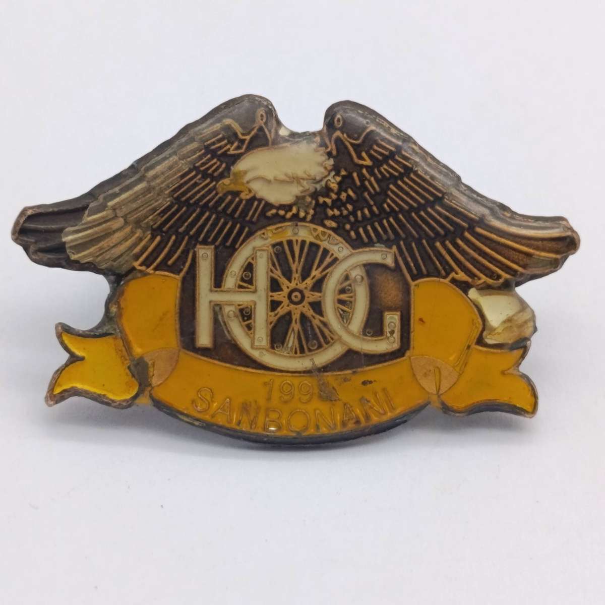 Lot of 3 Harley Owners Group motorcycle badges
