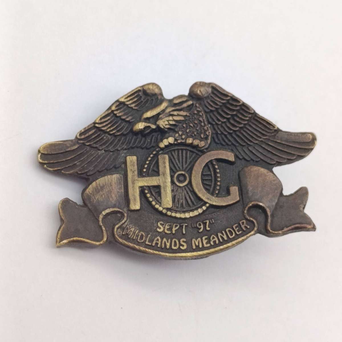Lot of 3 Harley Owners Group motorcycle badges
