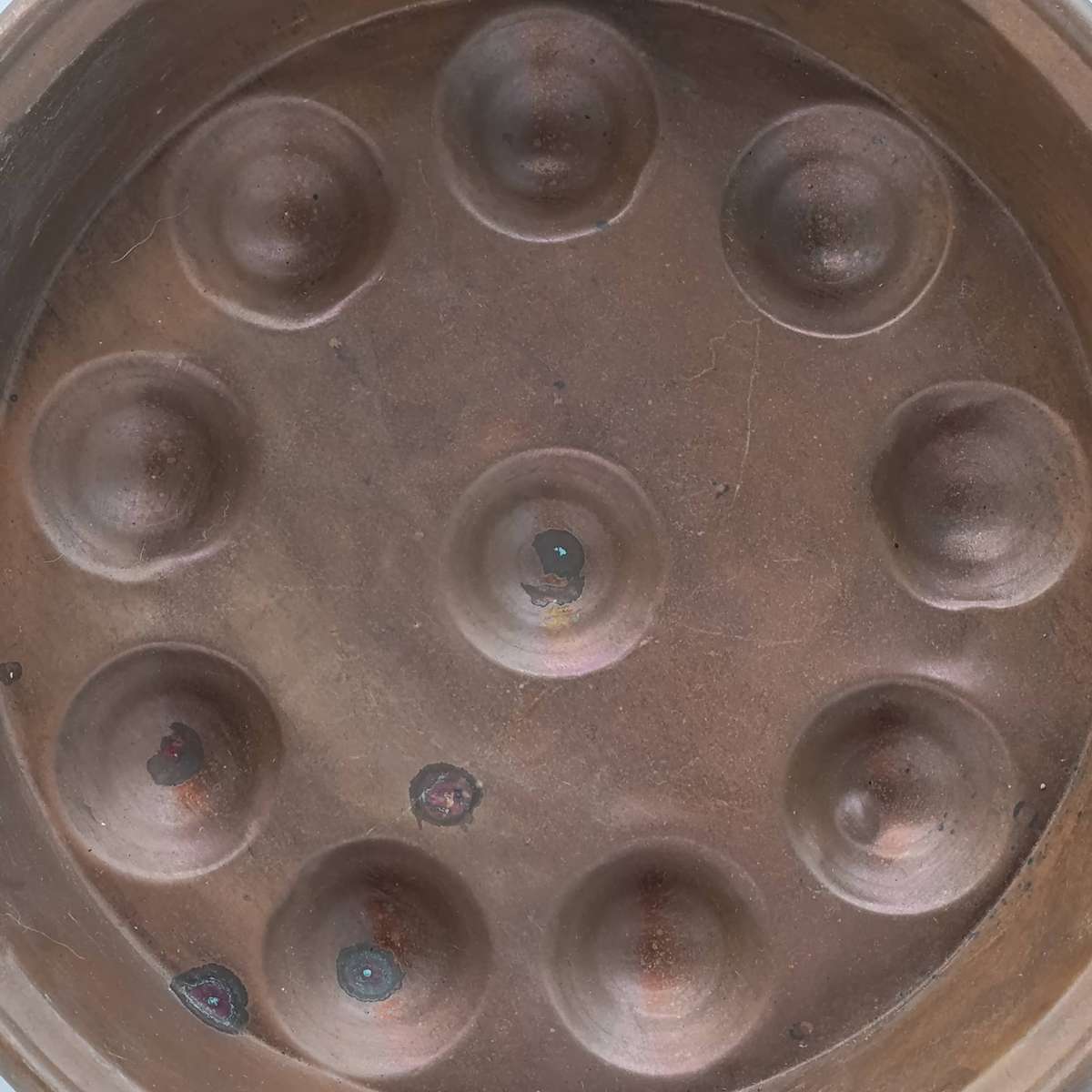 Antique Copper egg pan