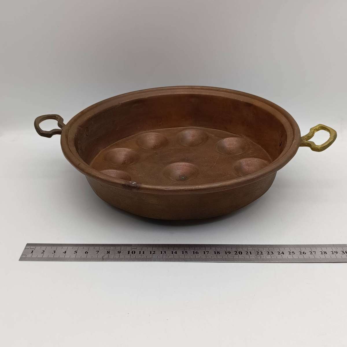 Antique Copper egg pan