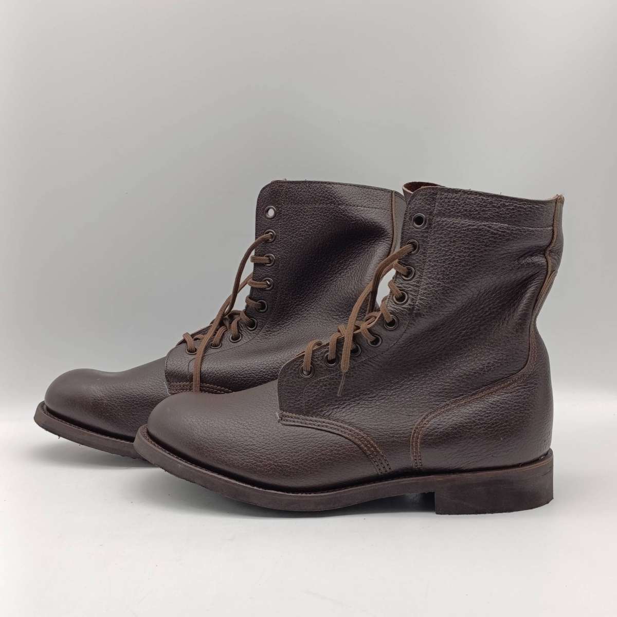 SADF brown leather boots - UK size 10 - excellent unused condition