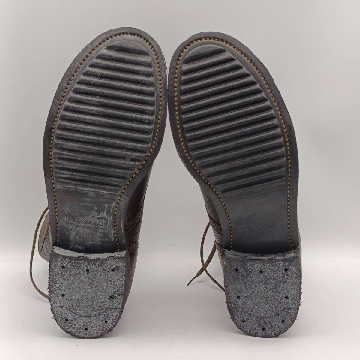 SADF brown leather boots - UK size 10 - excellent unused condition