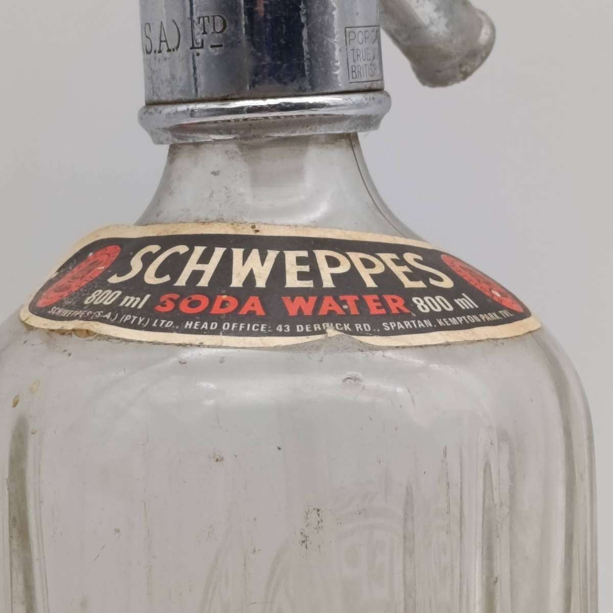 Antique Schweppes Soda water soda syphon