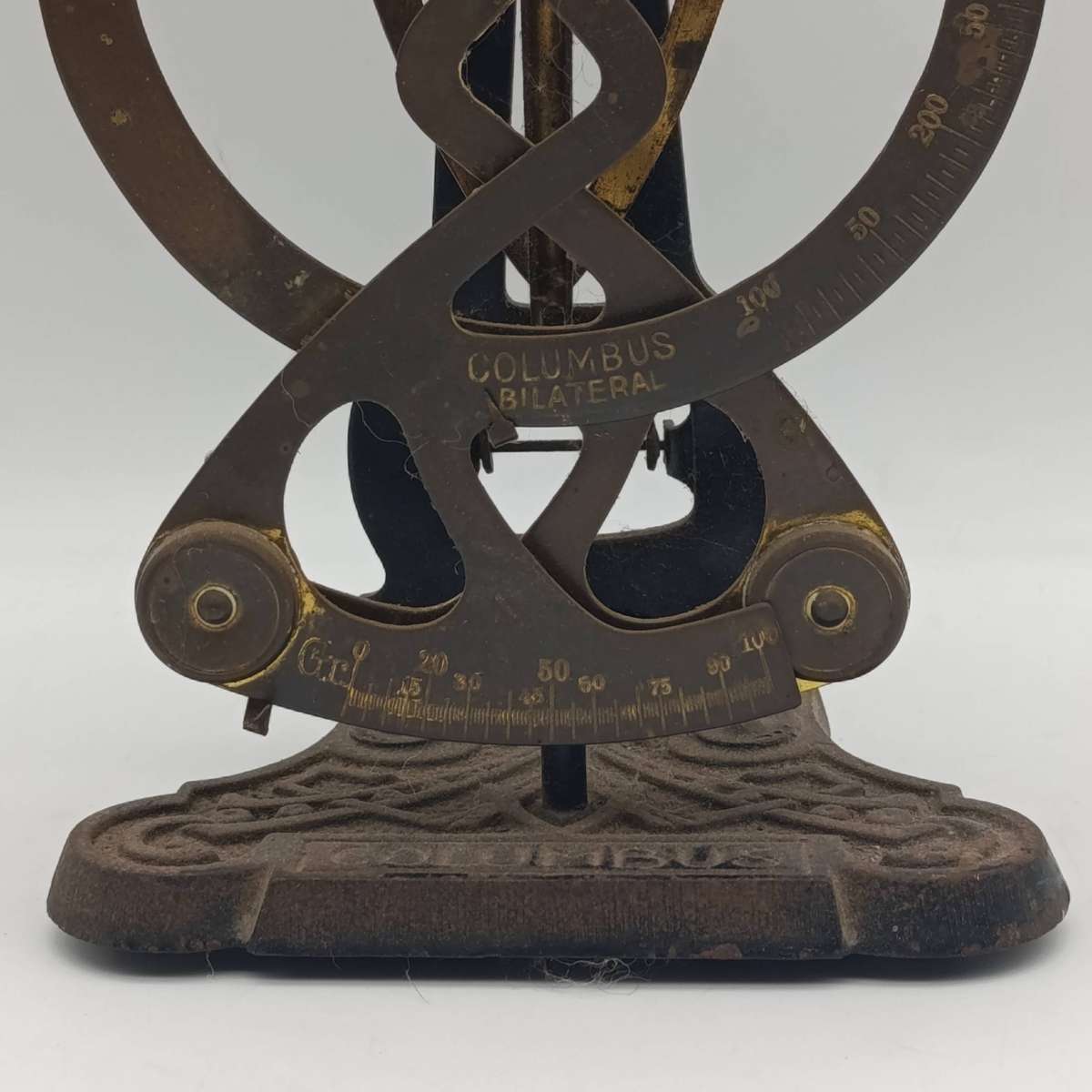 Antique Columbus Bilateral postal scale