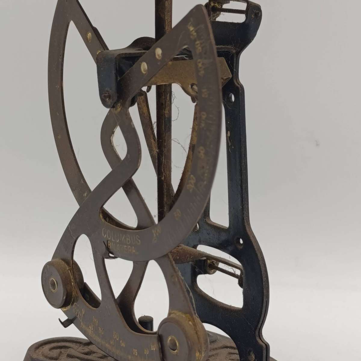 Antique Columbus Bilateral postal scale