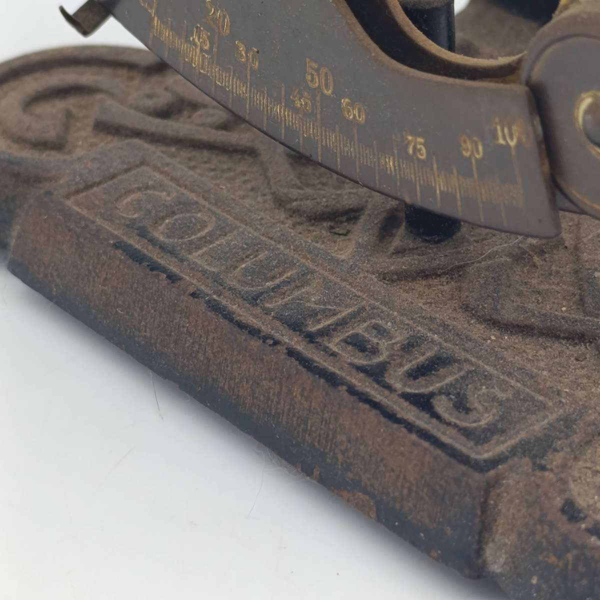 Antique Columbus Bilateral postal scale