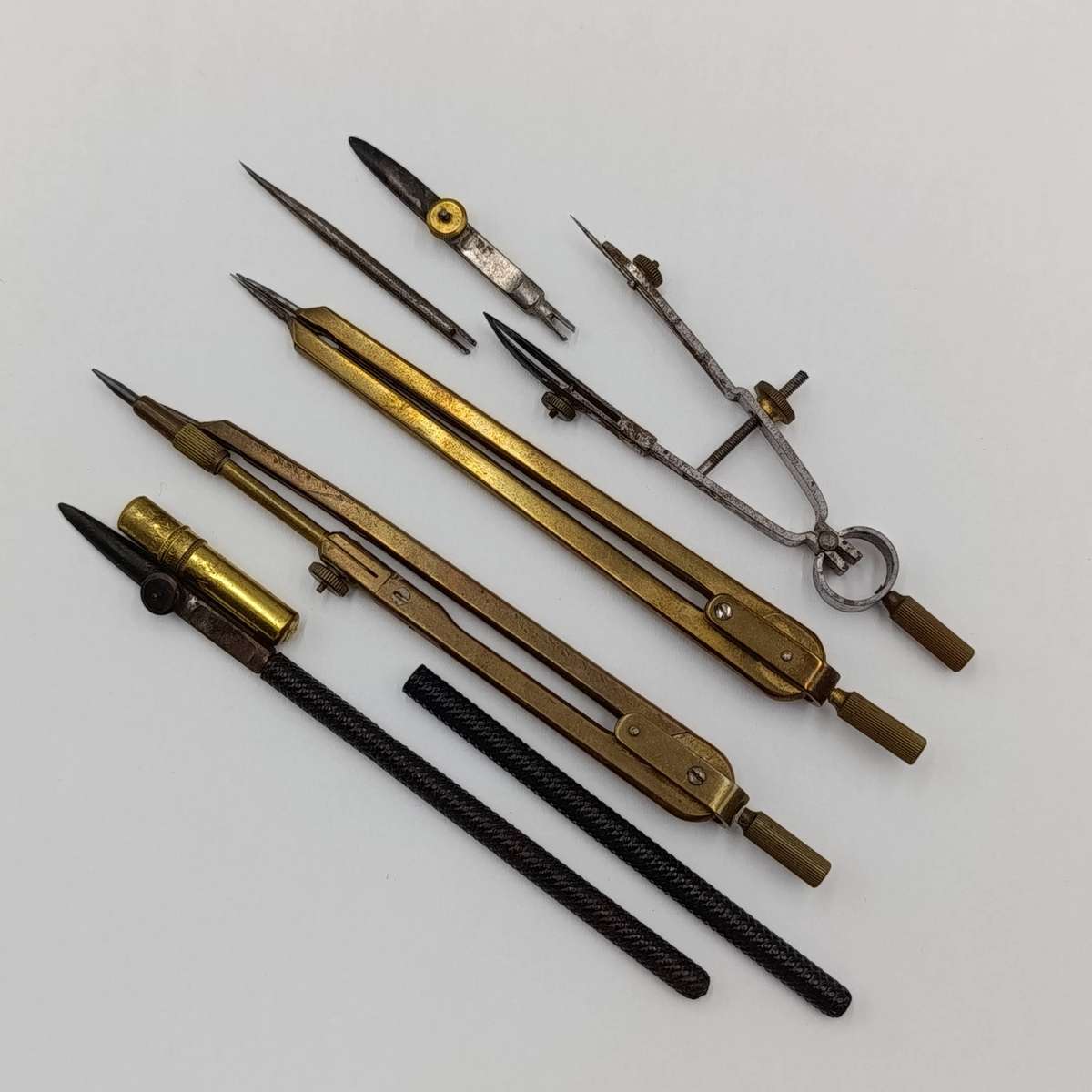 Vintage Technical drawing utensil set