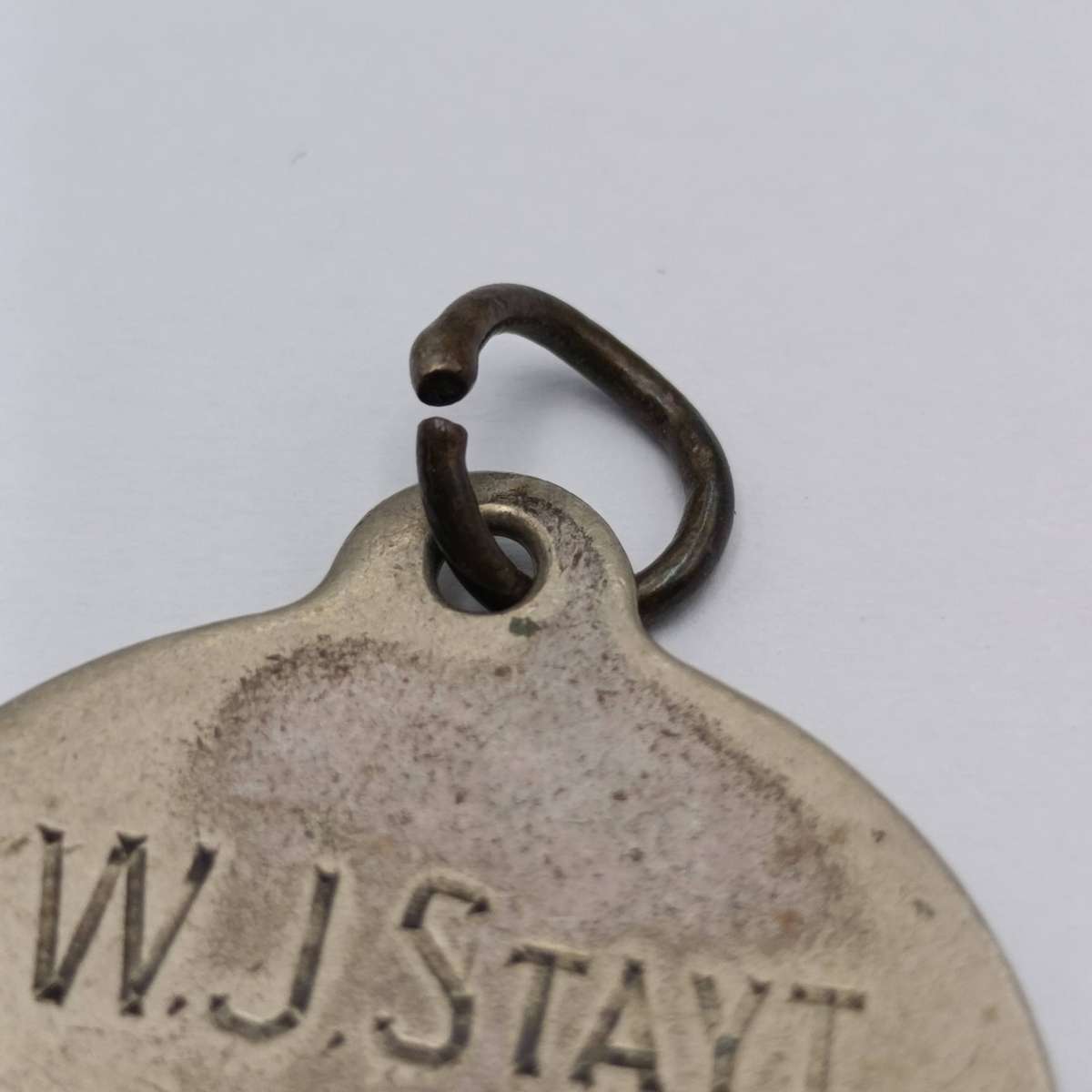 WW1 Dog tag for WJ Stayt 70245 Corps of Engineers