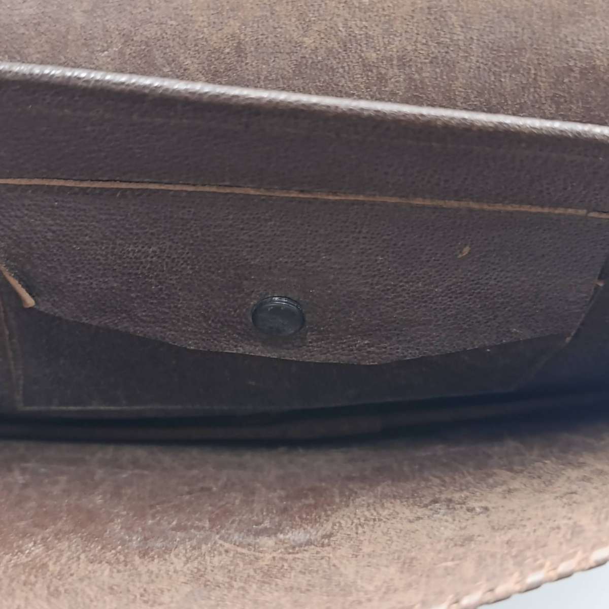Vintage handmade leather purse