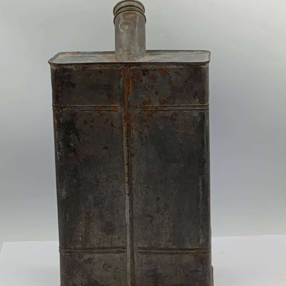 Vintage metal fuel can