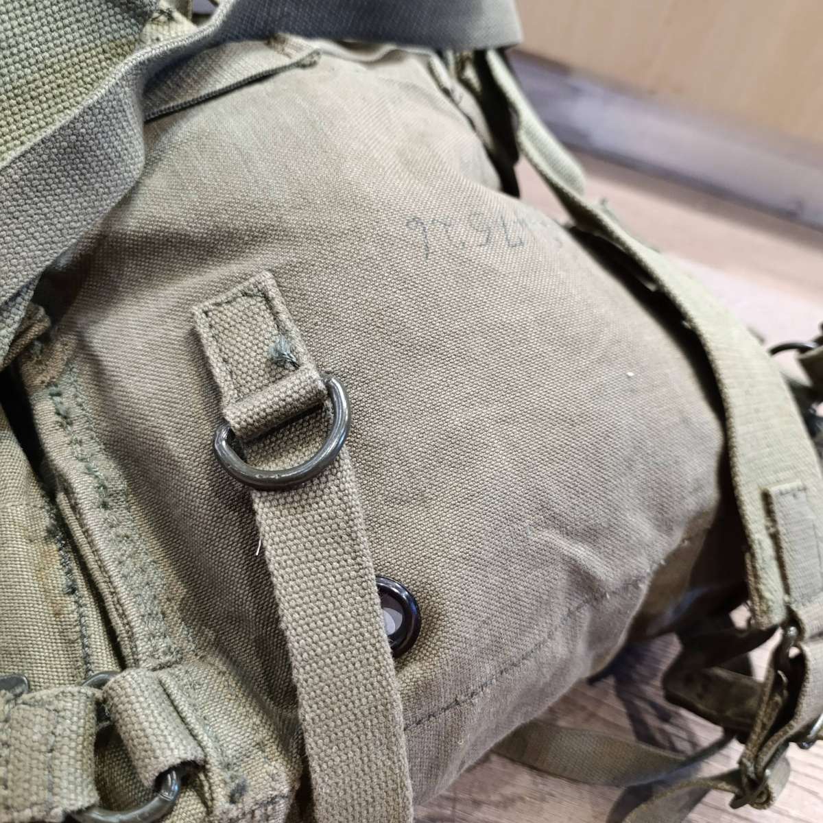SADF webbing grootsak backpack