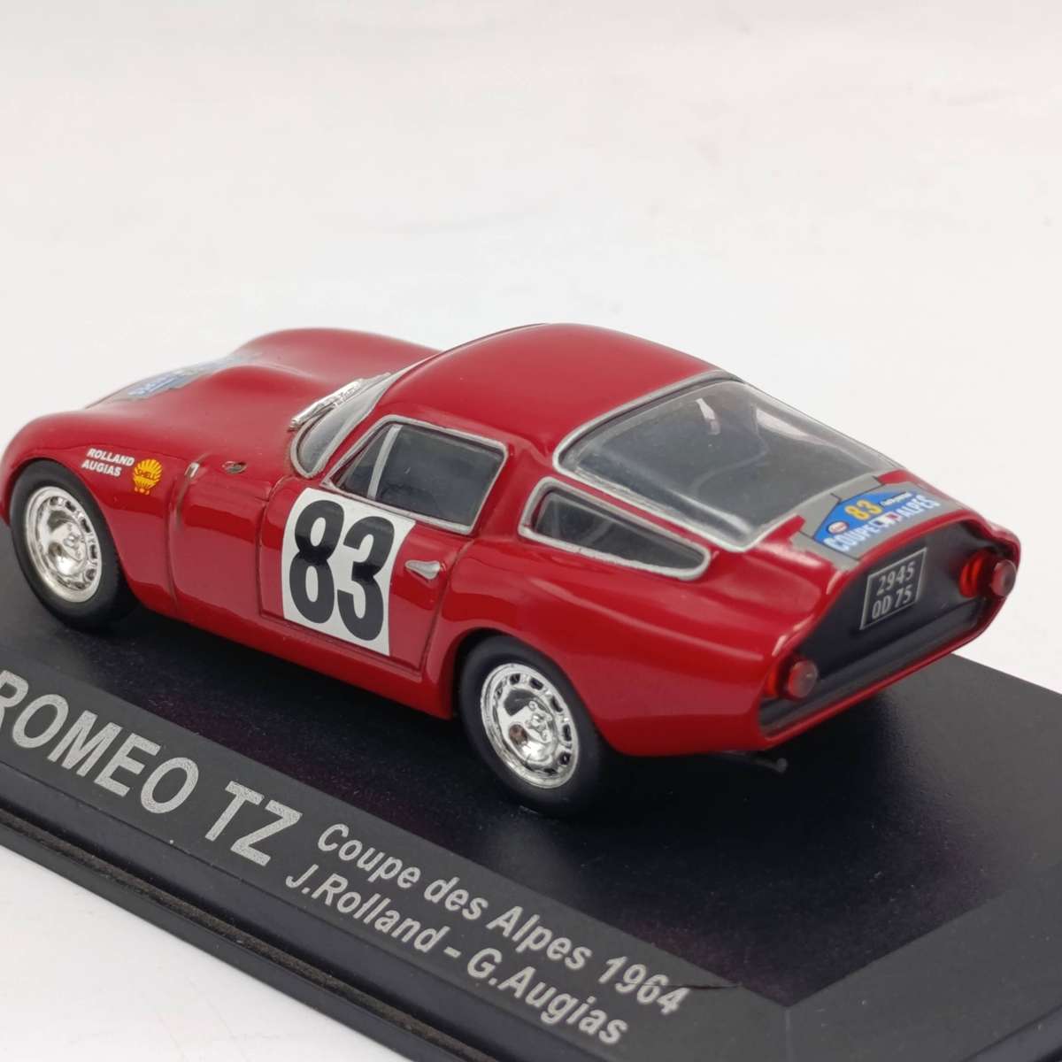 Alfa Romeo TZ 1964 die-cast rally model car - scale 1/43
