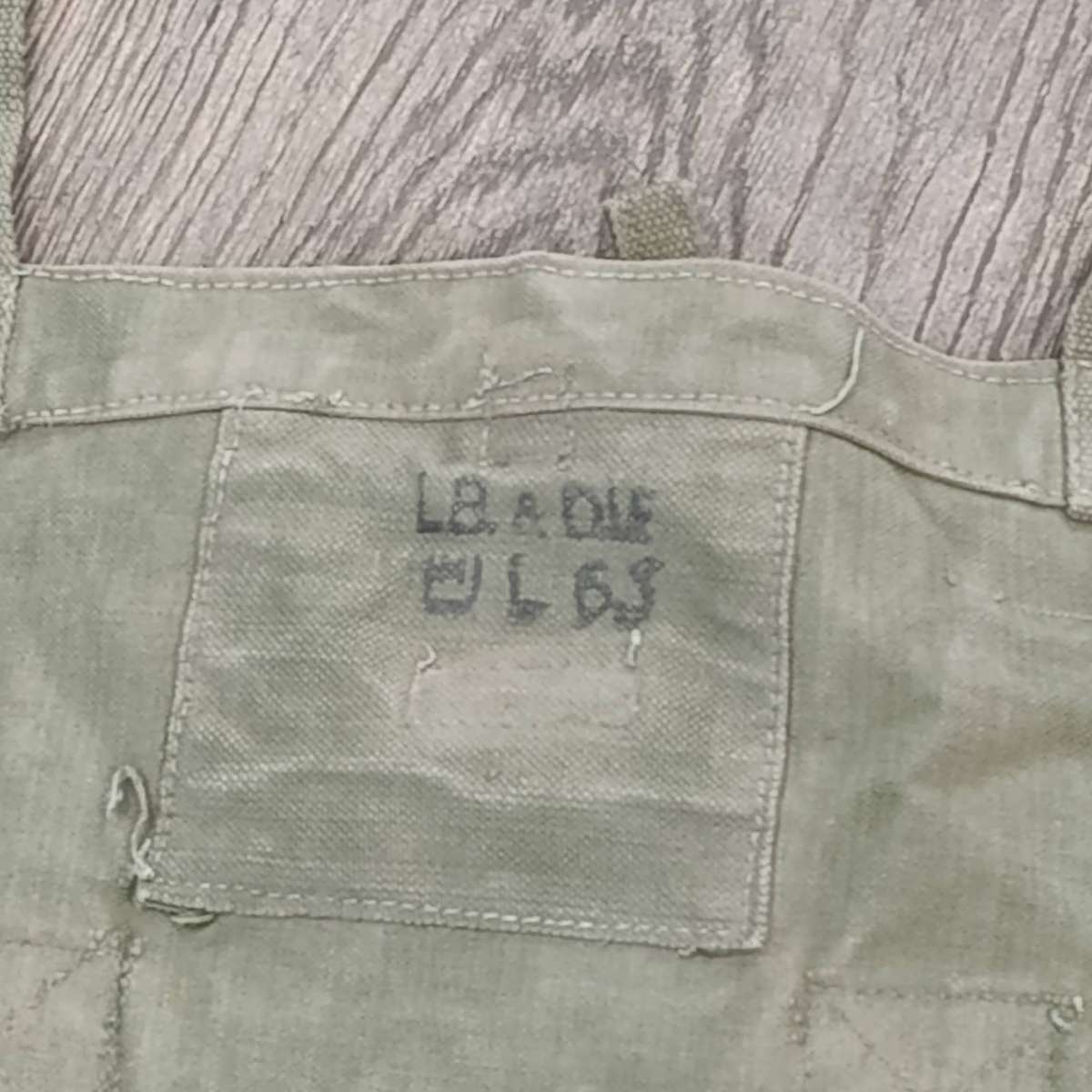 SADF webbing grootsak backpack