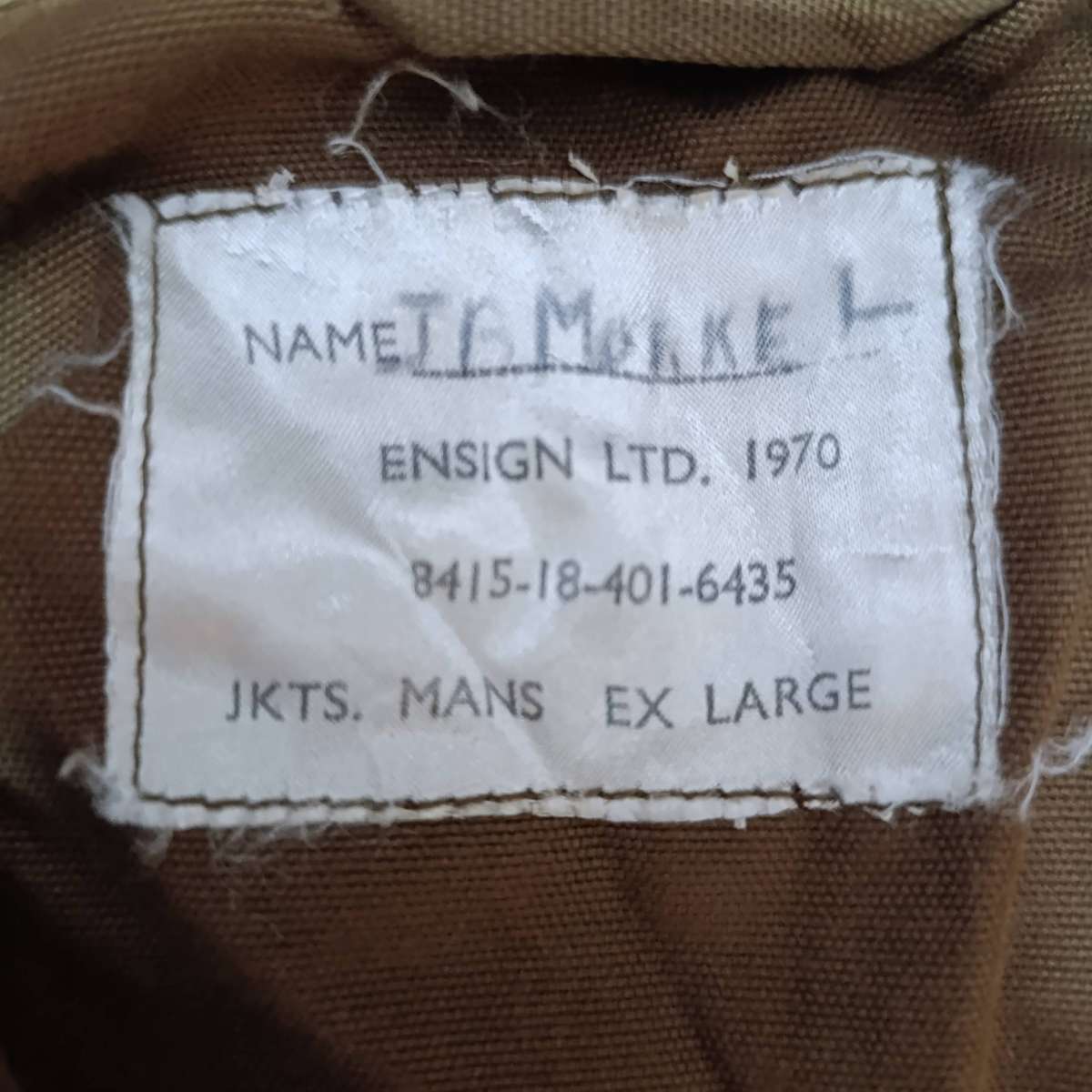 SADF Nutria bush jacket - old type - size XL