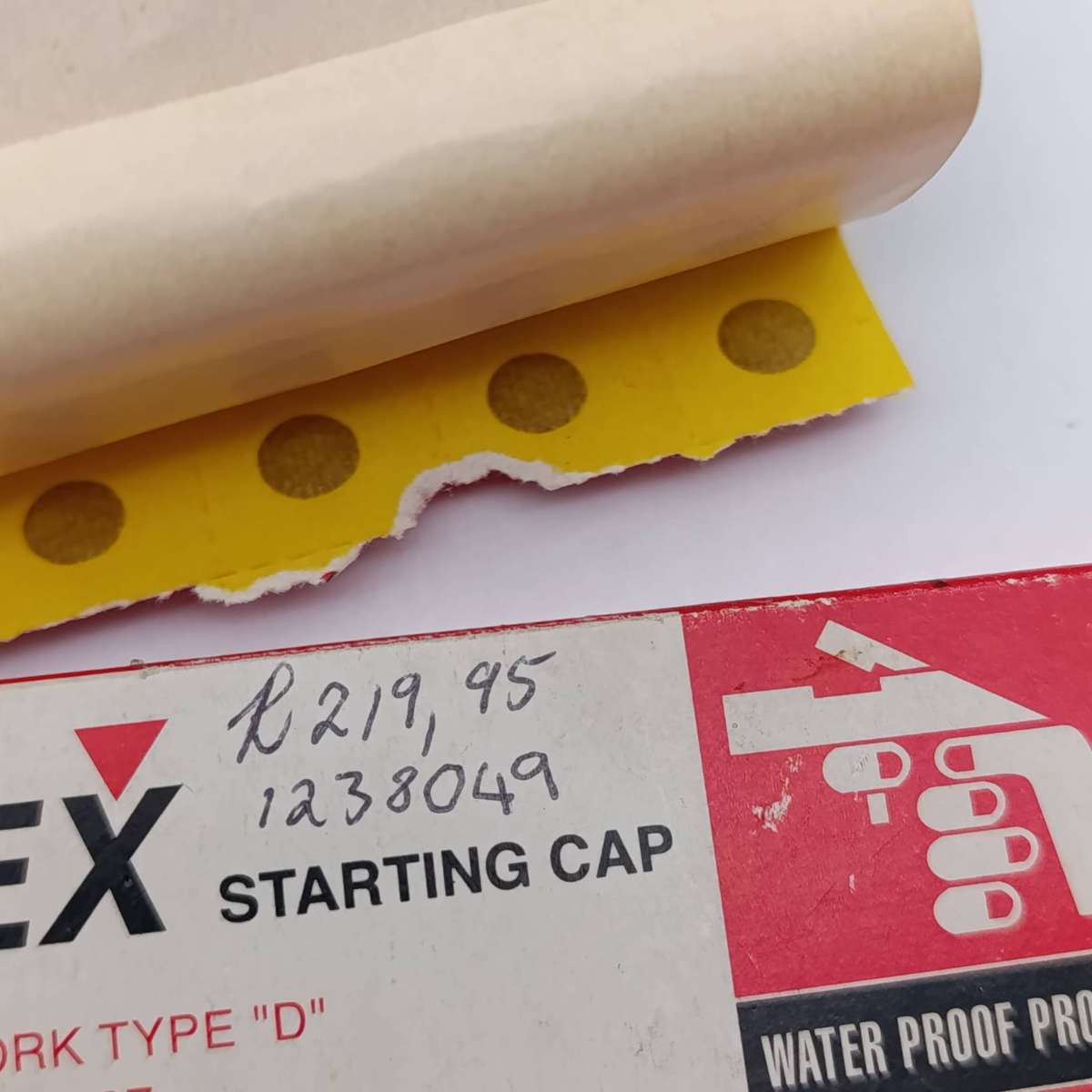 Jex 202 starting pistel with caps