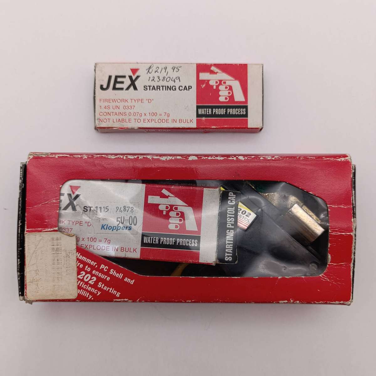 Jex 202 starting pistel with caps