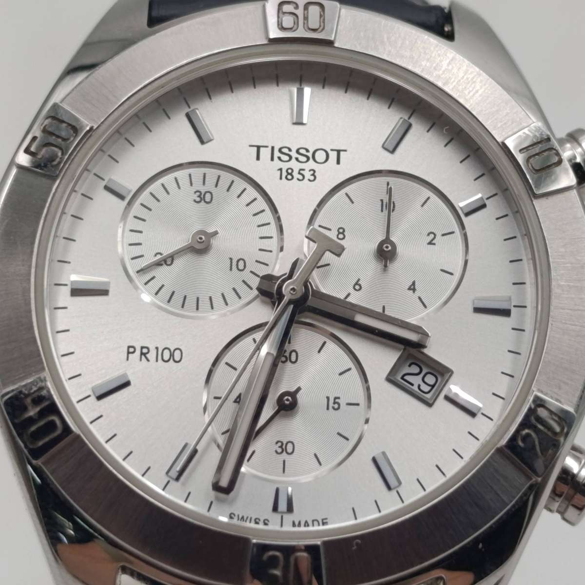 Tissot T-classic PR100 mens quartz chronograph watch - in box