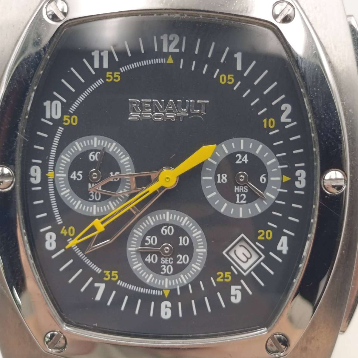 Renault Sport mens quartz chronograph watch in box