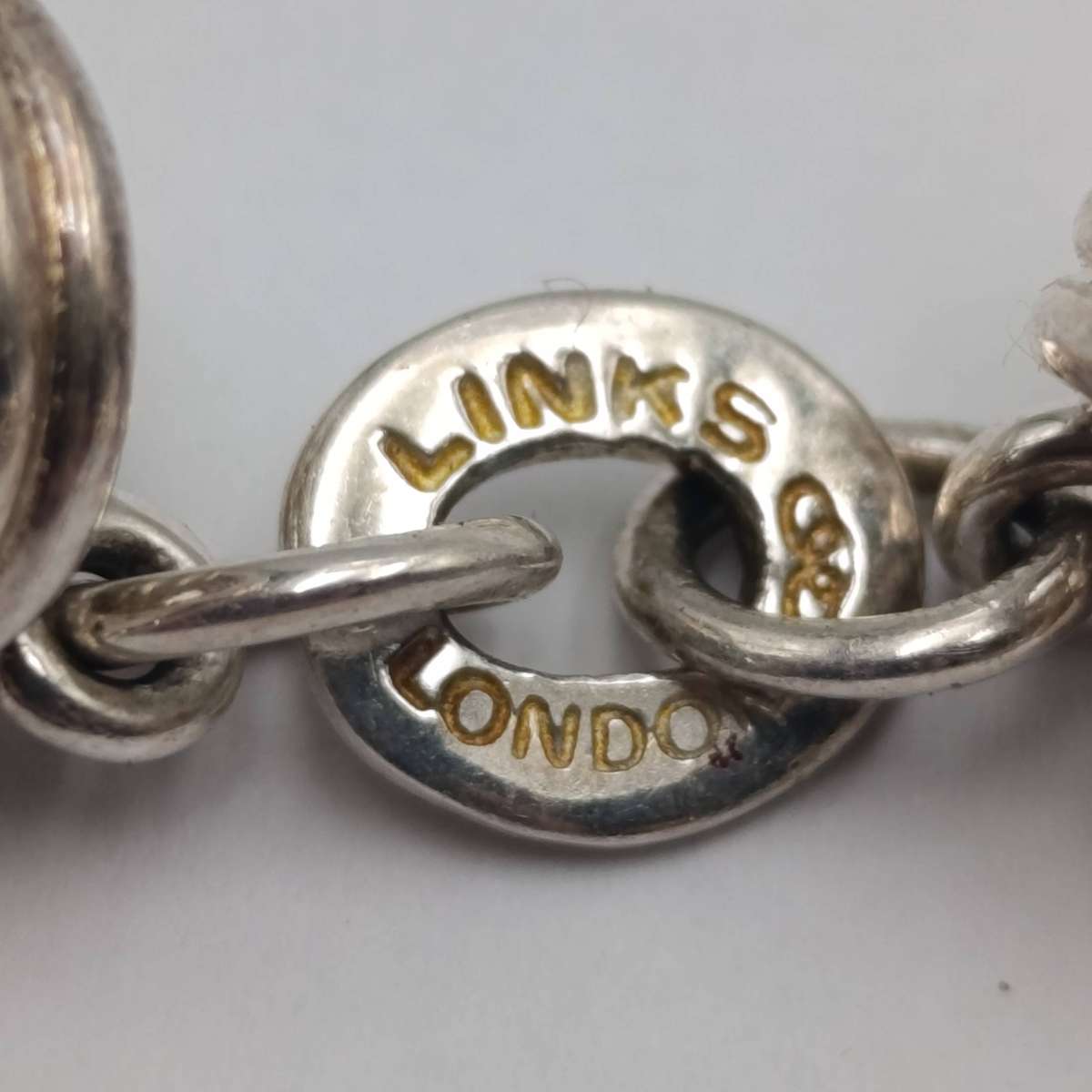 Links of London sterling silver cufflinks with tag