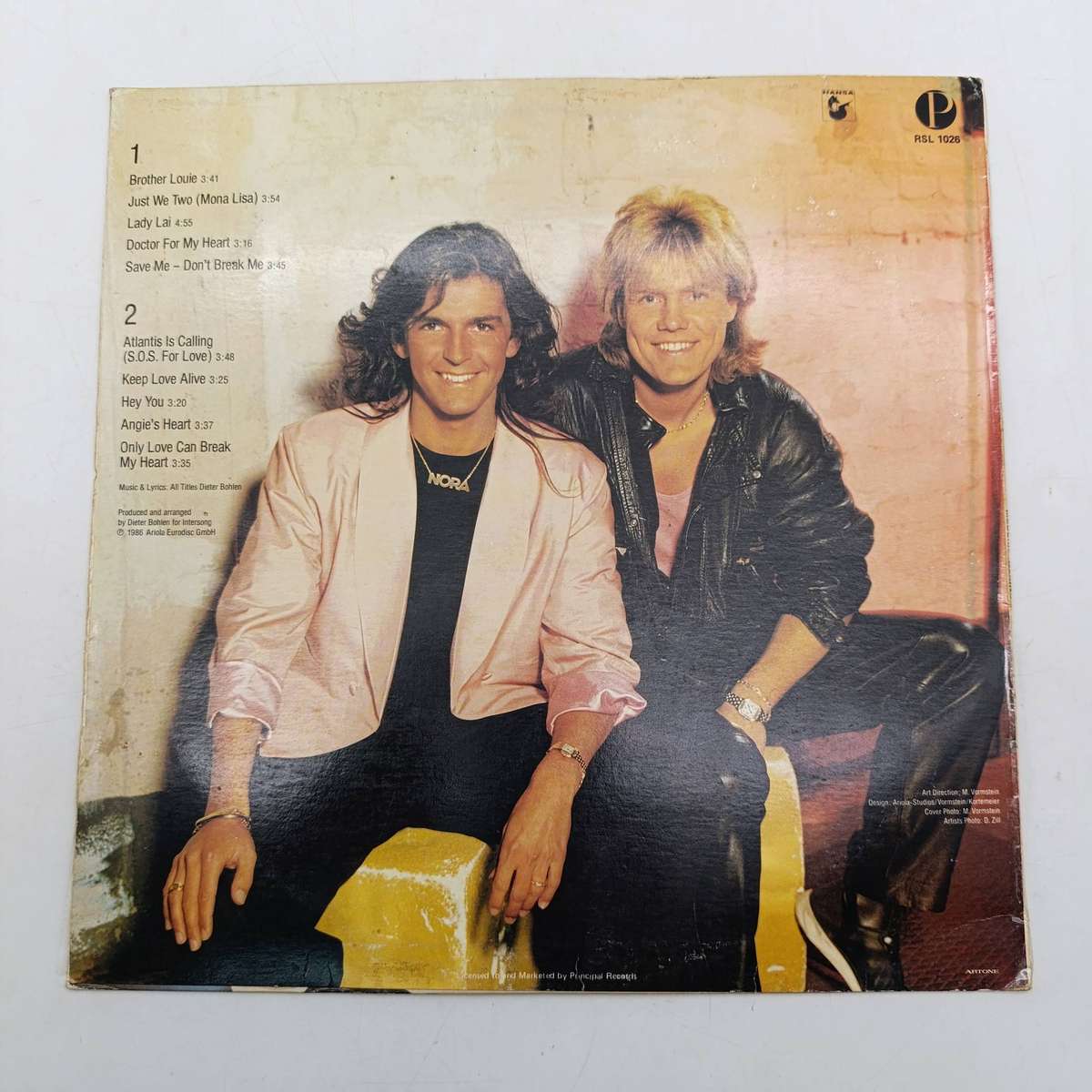 Modern Talking - Ready for Romance LP vinyl record - The 3rd album - Artone - RSL1026